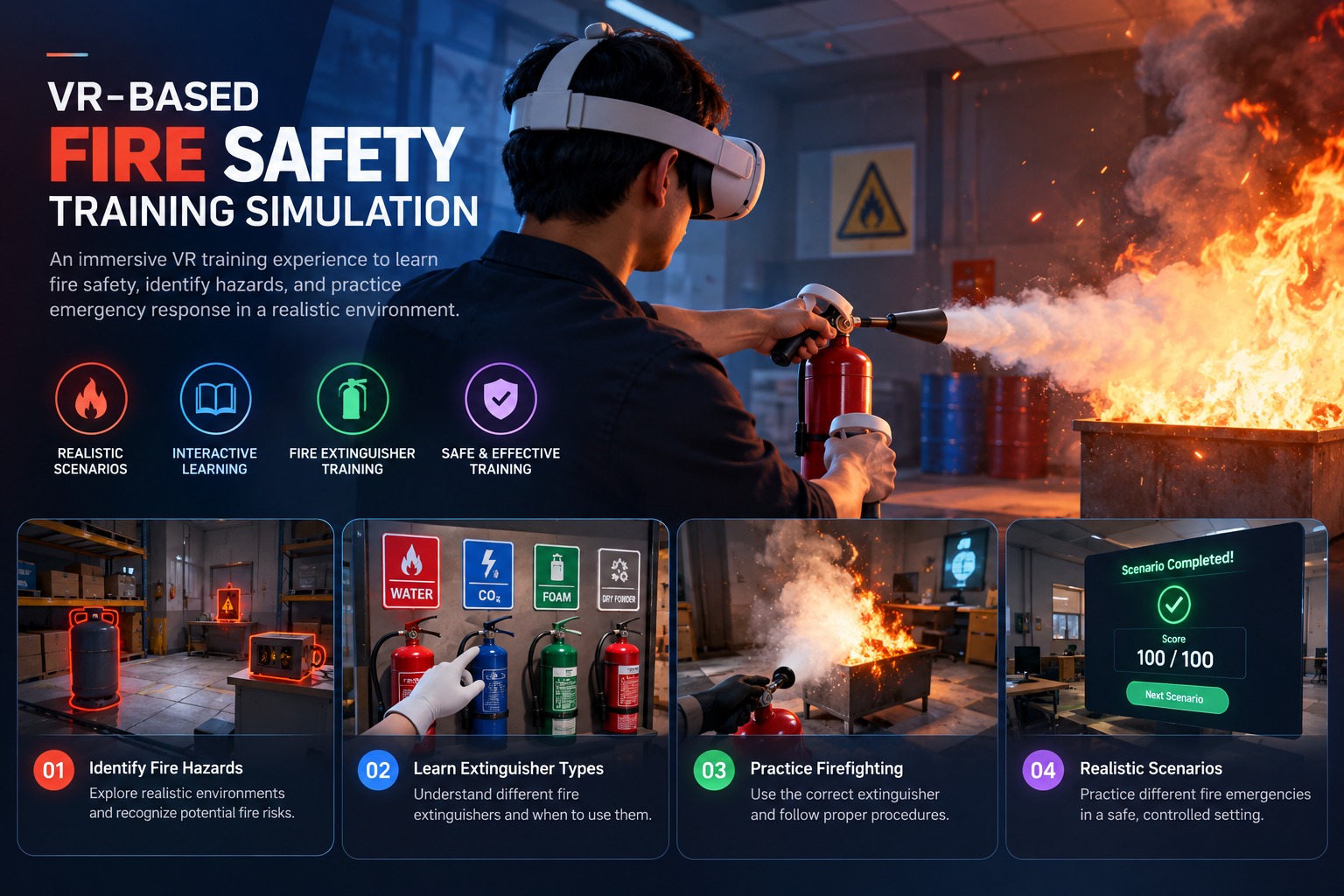 VR Fire Safety Training Simulator cover