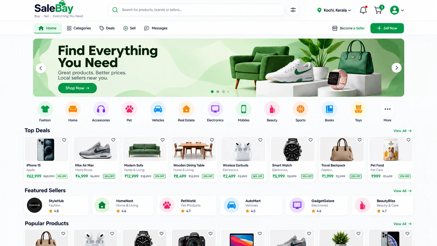 Salebay website preview